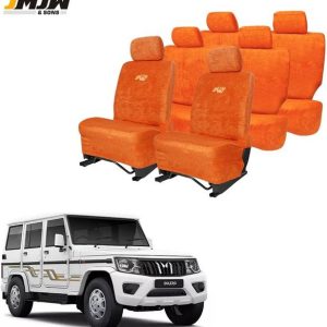 JMJW & SONS Cotton Car Seat Cover For Mahindra Bolero