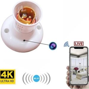 lookcam WIFI Full HD Spy Hidden Bulb Holder Camera Secr...