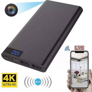 Garundropsy H-11 Power Bank Spy Camera 1080P/4K Video a...