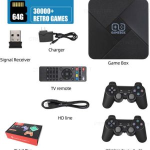 NOWAIT Video Game Box G5 WiFi 4K Emulator 5600+ Games R...