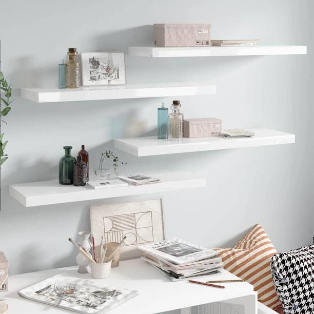 THE PINEWOOD ENTERPRISES Floating Wall Shelf Wall Mount...