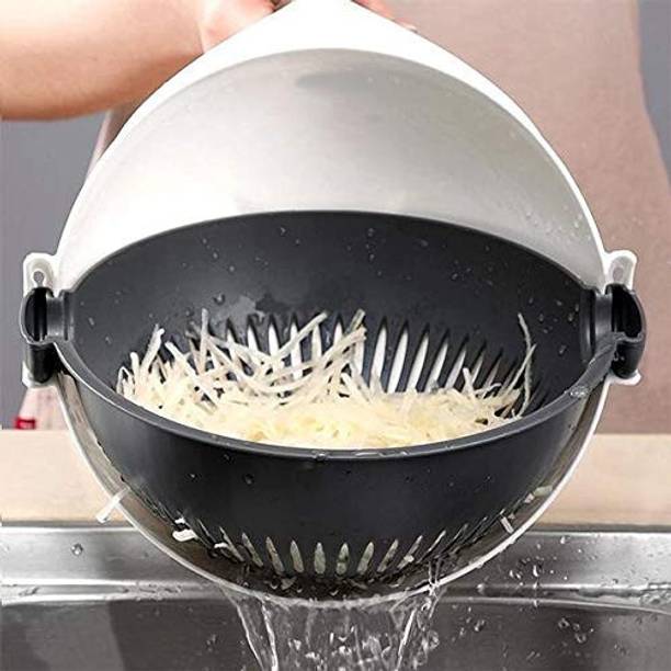 DIXIERA 7 in 1 Multifunctional White and Black Vegetabl...