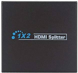 TERABYTE 2 Ports HDMI Splitter 1x2, 1 in 2 Out HDMI Splitter, Supports 3D 4K x 2K @30HZ Full HD 1080P,...