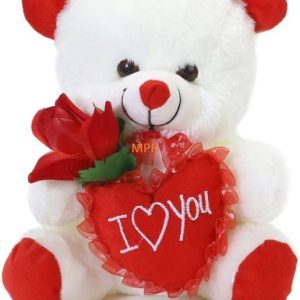 Khatu shyam White teddy bear 32 cm - 32 mm