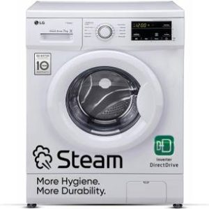 LG 7 kg 5 Star with Steam, Inverter Direct Drive Technology, 6 Motion Direct Drive, Touch Panel and 12...