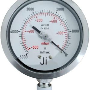 Japsin instrumentation Pressure Gauge, 4" Dial, -5000 m...