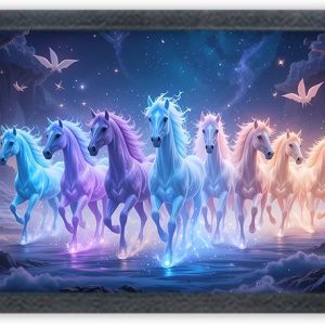 Choudhary Bro Horse Painting For Wall Mount wall For Gi...