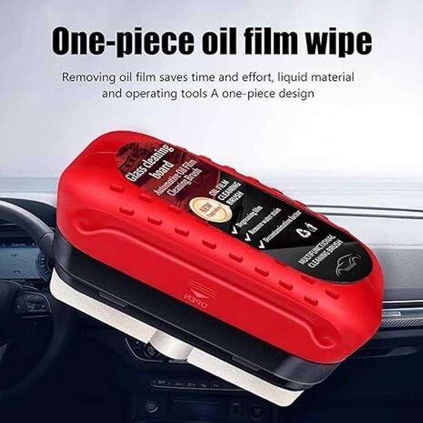 Nilpari Automotive Oil Film Cleaning Brush, Glass Clean...