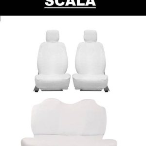 Autoxygen Cotton Car Seat Cover For Renault Scala