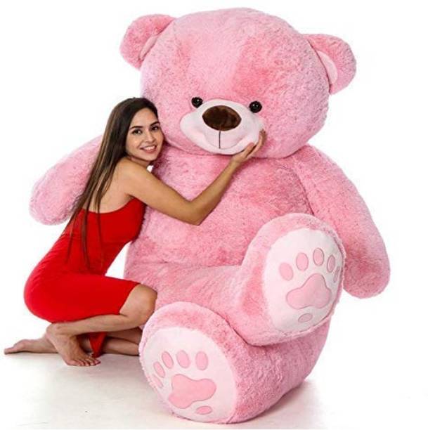 RSS SOFT TOYS Soft Teddy bear 3 Feet Pink Color - 90 c...