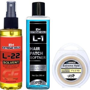 Growth Waterproof Wig Tape & Remover Spray with Patch w...