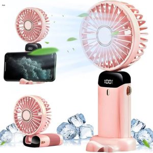 Hemovia Mini Handheld Fan, Portable Fan USB Rechargeabl...