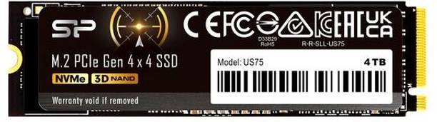 Silicon Power US75 4 TB Desktop Black PCIe NVMe Interna...