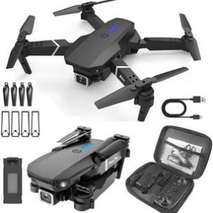 tmwilla Drone with 4k Camera Foldable 1080P HD with FPV Live Video, Gestures Selfie Drone