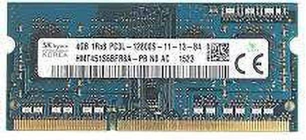 Hynix PC3L High Speed Ram DDR3 4 GB (Dual Channel) Lapt...
