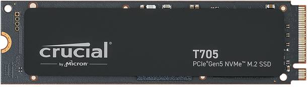 Crucial T705 1 TB Desktop, Laptop Black PCIe NVMe Inter...