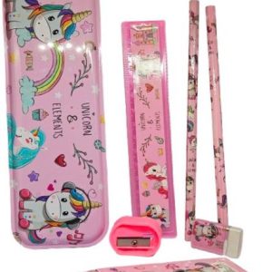 Whimsy 012 pink unicorn stationary set