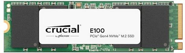 Crucial E100 1 TB Desktop, Laptop Black PCIe NVMe Inter...