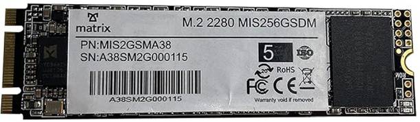 MATRIX M.2 SOLID STATE DRIVE 256 GB Desktop, Laptop Bla...