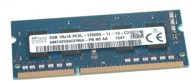 Hynix 1600Mhz low DDR3 2 GB Laptop (HMT425S6CFR6A-PB PC...
