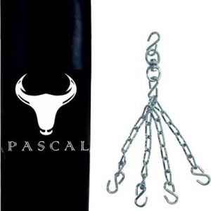 Pascal 2Ft Unfilled Heavy Black Boxing Bag with Steel C...