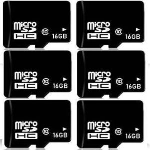 PTCMart MicroSD Card 16 GB Class 10 48 MB/s Pack Of 6 P...
