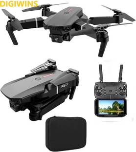Swa Mi E88 WiFi Camera Remote Control Quadcopter 360 Flip Stunt Drone 2 Batteries1 Drone