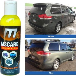 M3CARE Liquid Car Polish for Metal Parts, Chrome Accent...