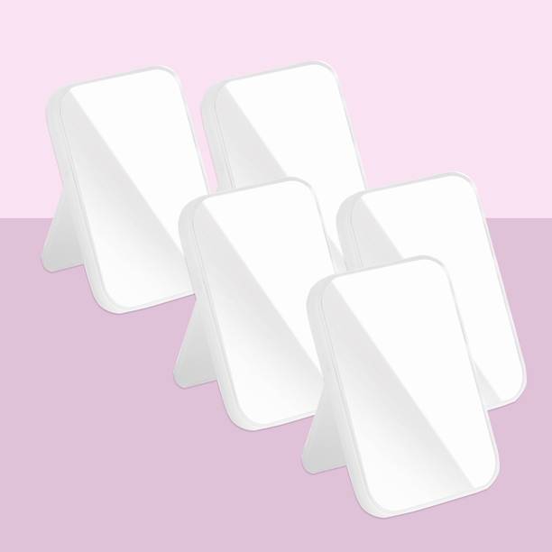 KUBER INDUSTRIES (Set of 5) Small & Portable Hand Mirro...