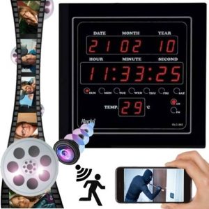 Pelupa Digital Spy Camera Ajanta Wall Clock Hidden with...