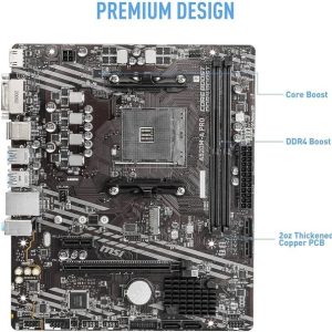 MSI A520M-A PRO AM4Socket Micro-ATX AMD A520 Chipset DD...