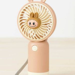 EMERALD GLOBAL Cute Bunny Handheld Mini Fan – Portable ...