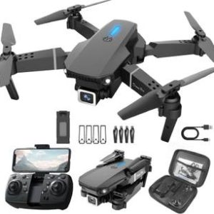 Rivalwilla Drone with 4k Camera Foldable 1080P Gesture Control, Headless Mode Drone