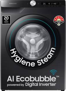 Samsung 12 kg 5 star, Eco Bubble Technology, AI Control , Wi-Fi Enabled , Digital Inverter Motor, Hygi...
