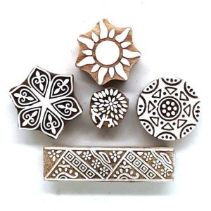 Reniq 3.0-OO Wooden Printing Block Stamps Hand Carved P...