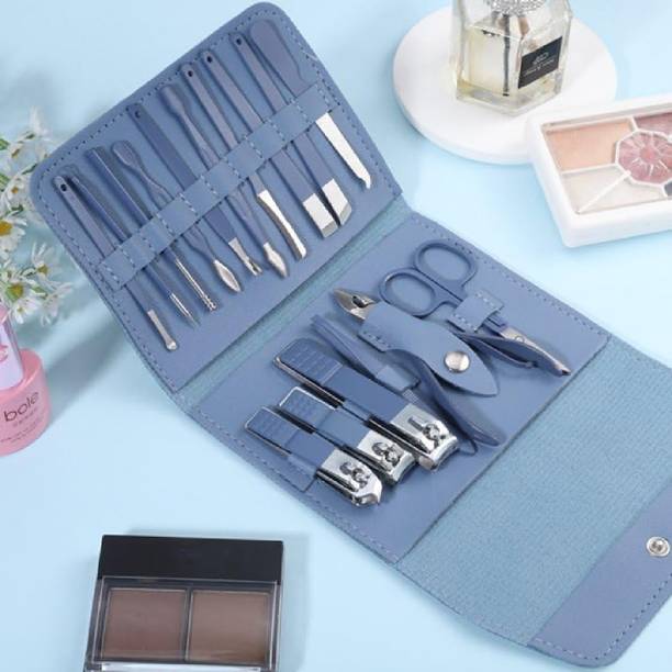 PRDP 16 in 1 Professional Manicure Kit,Stainless Steel ...