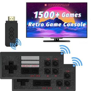 cloud infotech Game Stick with 2 Player Free 600 Classi...