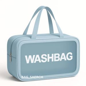 SIRAHA Transparent Travel Cosmetic Wash Bag - 1 Pc (Lig...