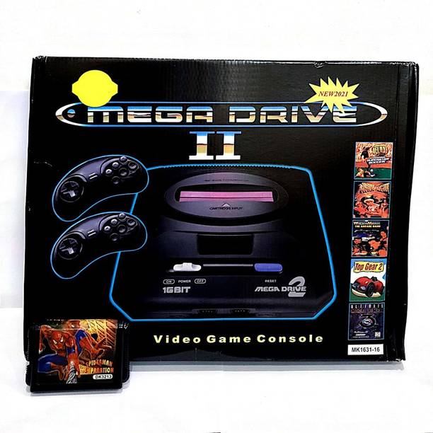 Clubics Mega Drive TV Game BOX with Spiderman-Game Cass...