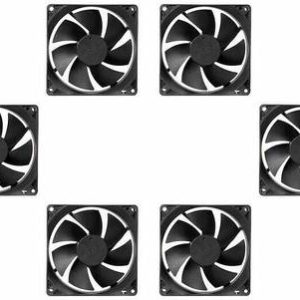 ERHIndia 10 Pcs DC 12V Cooling Fan for PC Case 12V DC C...