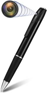 Bzrqx Mini Security Spy Camera Pen Hidden Camera Body, Portable Wearable Spy Pen Camera V8 Sports and ...
