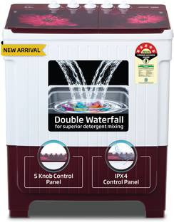 Voltas Beko by A Tata Product 8.5 kg 5 Star Semi Automatic Top Load Washing Machine Multicolor