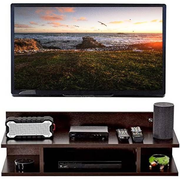 Greenhub Wooden Set Top Box Stand Wall Mounted TV Cabin...