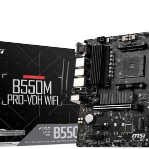 MSI B550M PRO-VDH WIFI AM4Socket Micro-ATX AMD B550 Chi...