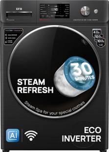 IFB 10 kg Fully Automatic Front Load Washing Machine with In-built Heater Black