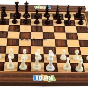 Kirat 2 in 1 Wooden Chess and Ludo Game Set for Indoor ...