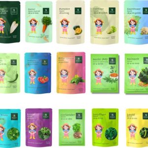 Sudisha Farms 15-in-1 Monsoon Special Vegetable Seeds C...