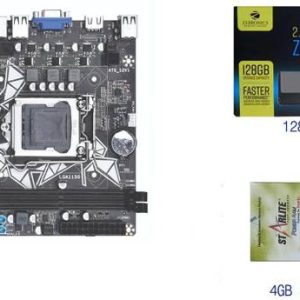 ZEBRONICS H81+128 GB SSD + 4GB starlite DDR3 RAM Combo ...