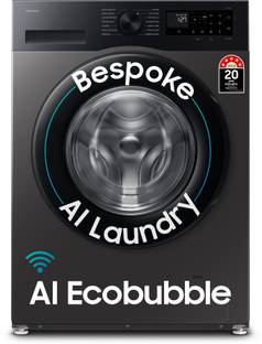 Samsung 12 kg Fully Automatic Front Load Washing Machine with In-built Heater Black, Blue