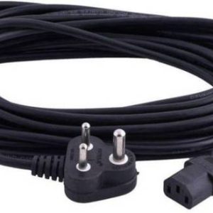 PAC Power Cord 3 m 3 Pin Power Cord Cable for Computer,...